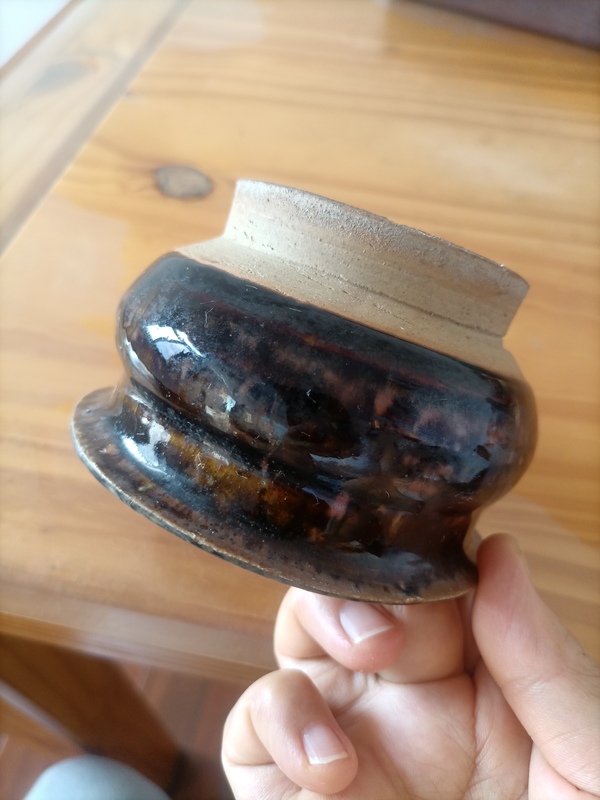 古玩陶瓷元代.吉州窯褐釉窯變香爐拍賣,當前價格3600元