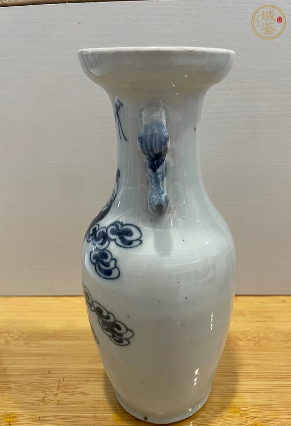 古玩陶瓷韓湘子青花瓶真品鑒賞圖