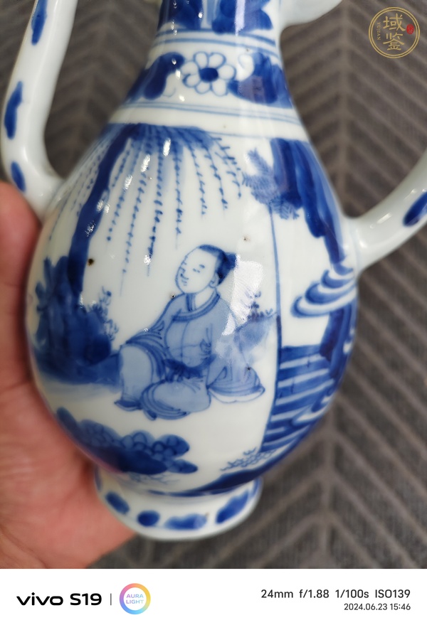 古玩陶瓷青花執(zhí)壺真品鑒賞圖