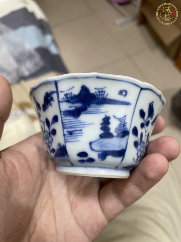 古玩陶瓷青花杯真品鑒賞圖