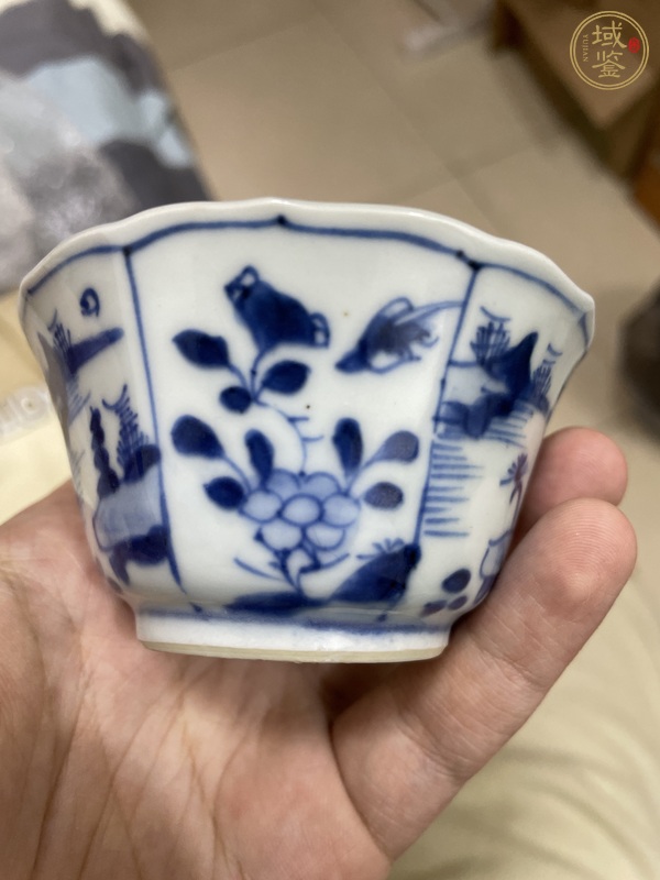 古玩陶瓷青花杯真品鑒賞圖