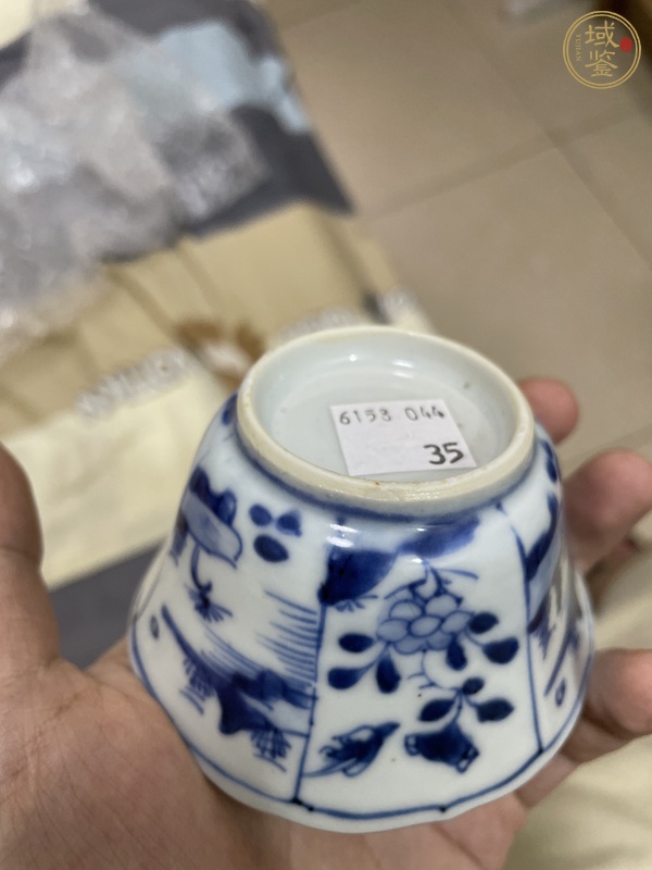 古玩陶瓷青花杯真品鑒賞圖