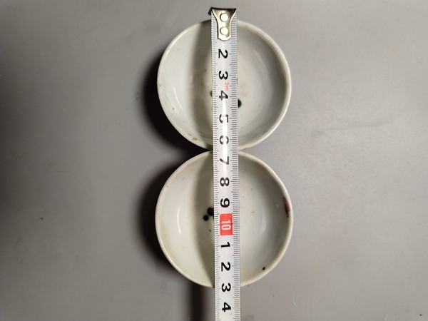 古玩陶瓷清末民初. (一對)粉彩四季花卉紋杯拍賣,當前價格168元