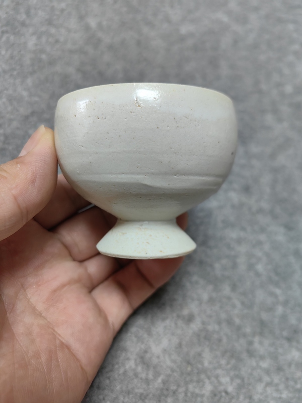 古玩陶瓷青白釉高足杯拍賣(mài),當(dāng)前價(jià)格1200元