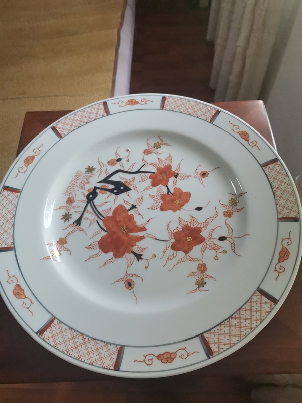 古玩陶瓷花卉紋盤拍賣,當前價格760元