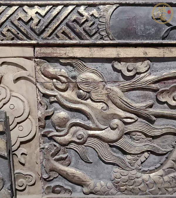 古玩雜項(xiàng)木牌匾邊框真品鑒賞圖