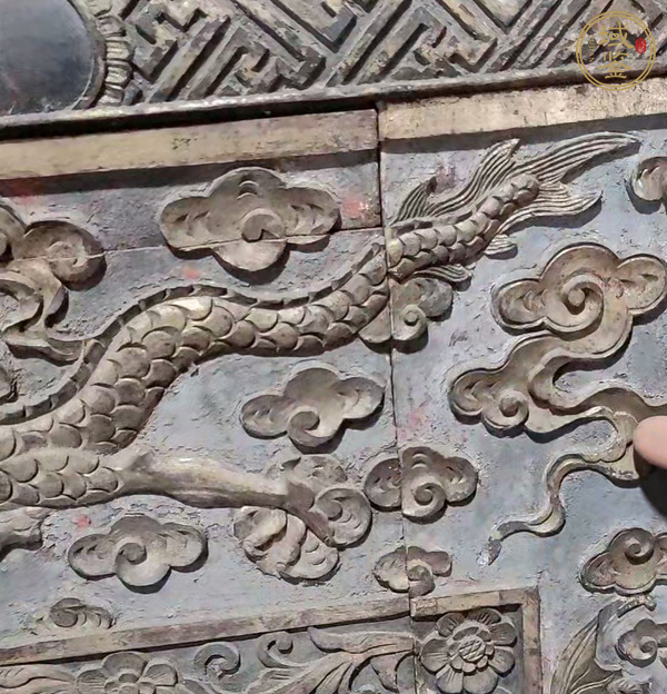 古玩雜項(xiàng)木牌匾邊框真品鑒賞圖