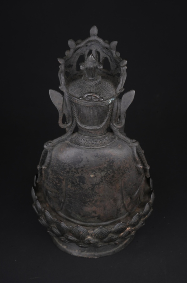 古玩銅器觀音菩薩拍賣，當(dāng)前價(jià)格10000元