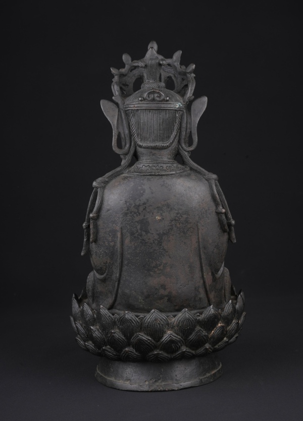古玩銅器觀音菩薩拍賣，當(dāng)前價(jià)格10000元