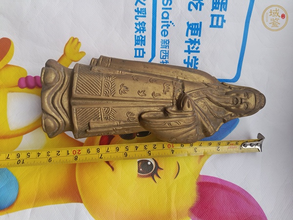 古玩銅器銅立像真品鑒賞圖