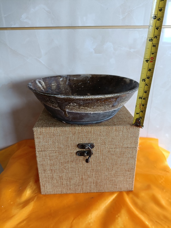 古玩陶瓷唐代青釉大盞拍賣,當前價格298元