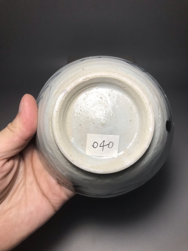 古玩陶瓷青花夔龍紋碗拍賣,當前價格0元