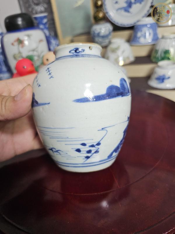 古玩陶瓷青花罐真品鑒賞圖