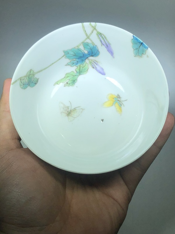 古玩陶瓷粉彩碗拍賣，當(dāng)前價(jià)格5500元