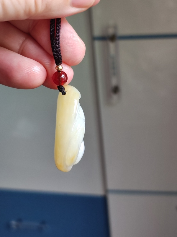 古玩玉器玉雕“鵝如意”掛件拍賣,當前價格1360元
