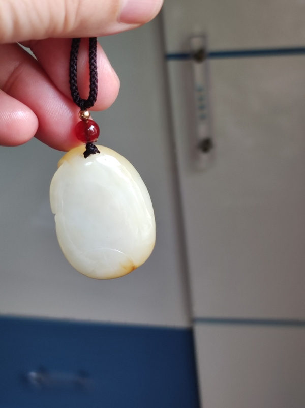 古玩玉器玉雕“鵝如意”掛件拍賣,當前價格1360元