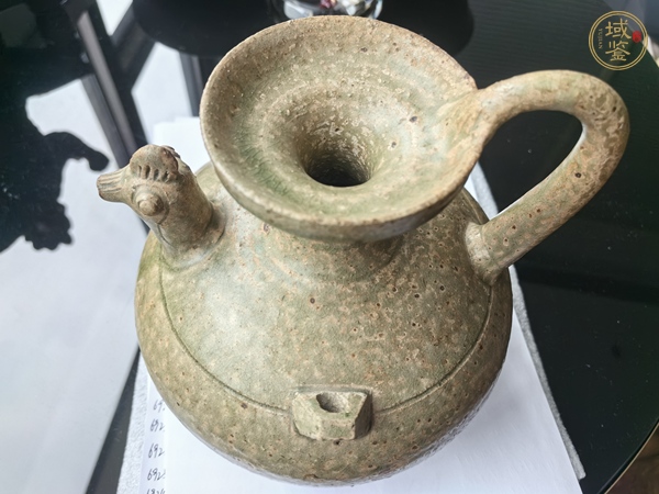 古玩陶瓷雞首壺真品鑒賞圖