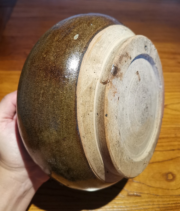 古玩陶瓷明茶葉末釉魚簍尊(器型少見)800拍賣,當前價格800元