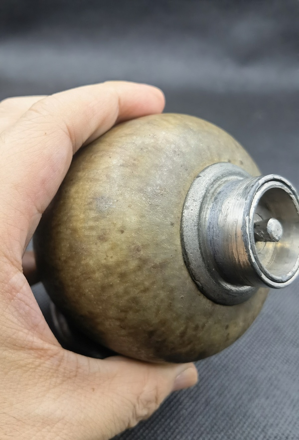 古玩陶瓷淄博窯茶葉末釉茶葉罐拍賣,當前價格3980元