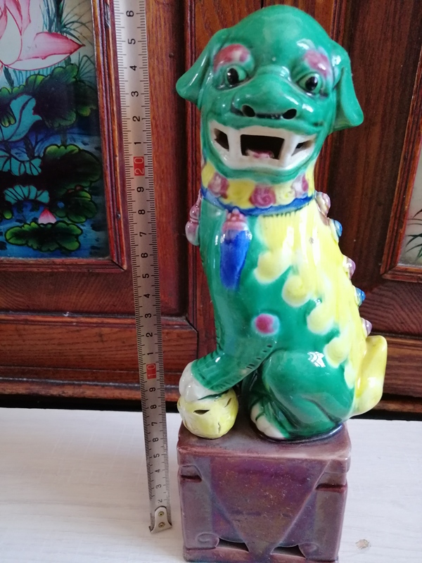 古玩陶瓷民國獅子塑像拍賣,當前價格766元