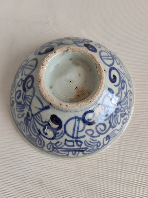 古玩陶瓷青花喜字碗拍賣,當前價格298元