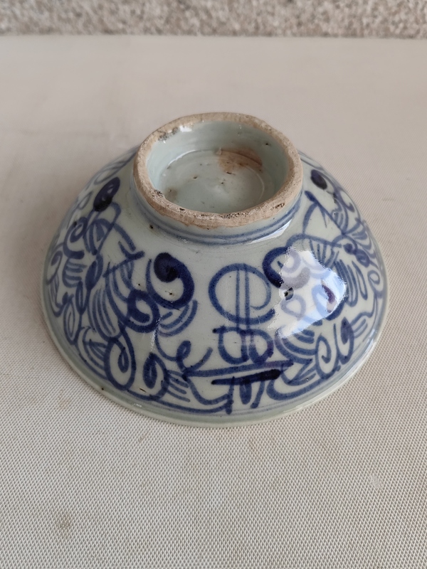 古玩陶瓷青花喜字碗拍賣,當前價格298元