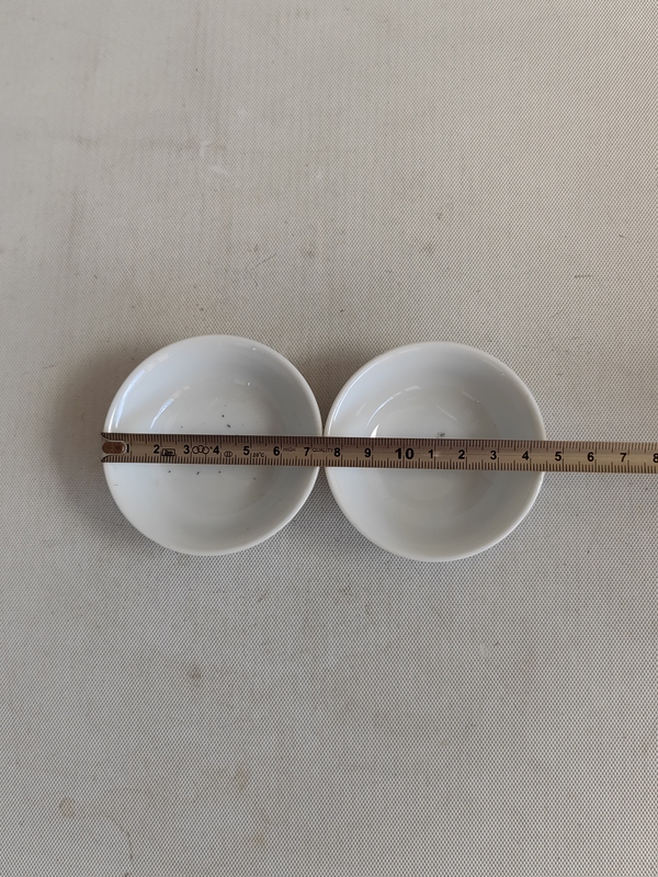 古玩陶瓷白釉小碟拍賣,當前價格150元