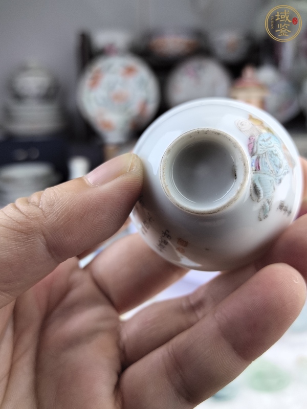 古玩陶瓷太白醉酒杯真品鑒賞圖