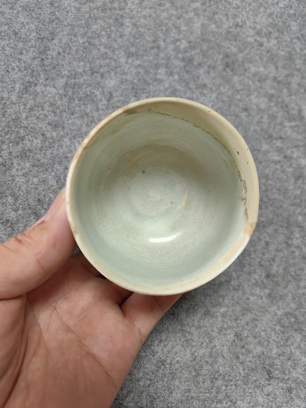 古玩陶瓷南宋-湖田窯高足杯拍賣,當(dāng)前價(jià)格800元