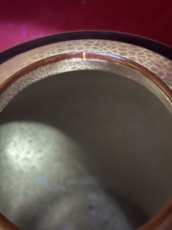 古玩陶瓷哥釉茶葉罐拍賣,當前價格780元