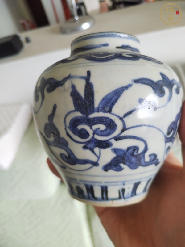 古玩陶瓷青花罐真品鑒賞圖