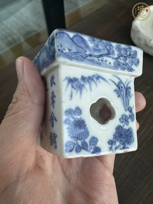 古玩陶瓷晚清青花真品鑒賞圖