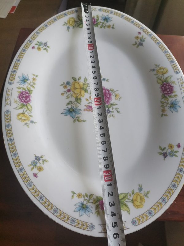 古玩陶瓷花卉紋盤拍賣,當前價格260元