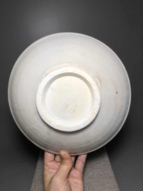 古玩陶瓷五代邢窯白釉大碗拍賣,當前價格3888元