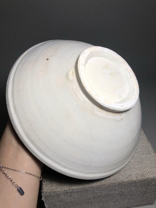 古玩陶瓷五代邢窯白釉大碗拍賣,當前價格3888元