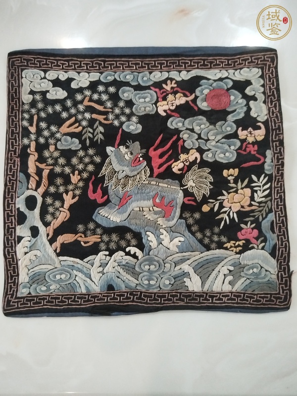 古玩雜項刺繡真品鑒賞圖