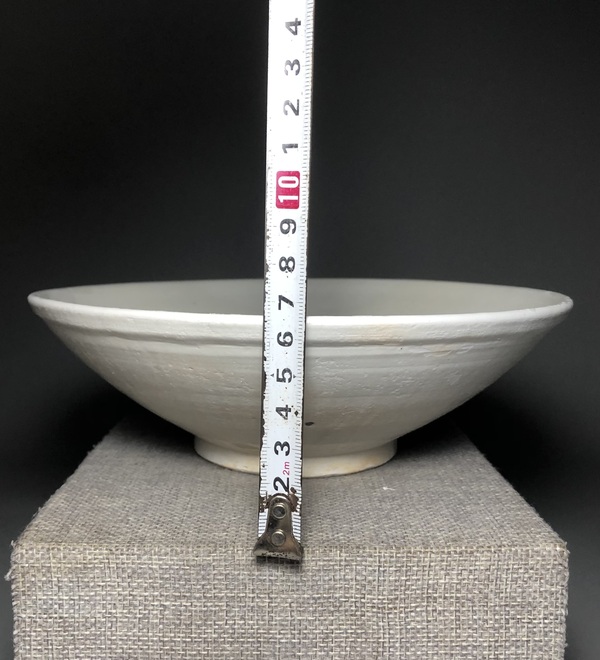 古玩陶瓷五代邢窯白釉大碗拍賣,當前價格3888元