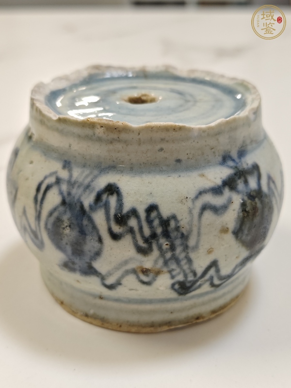 古玩陶瓷青花香蹲真品鑒賞圖