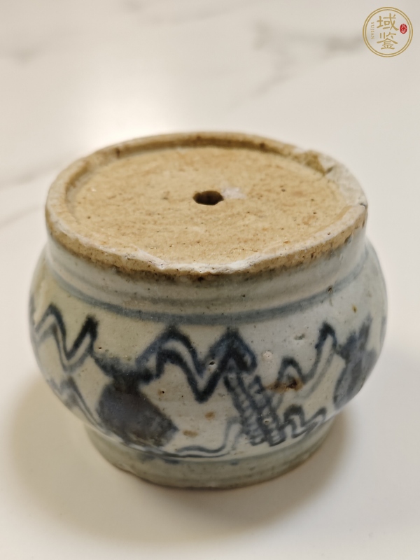 古玩陶瓷青花香蹲真品鑒賞圖