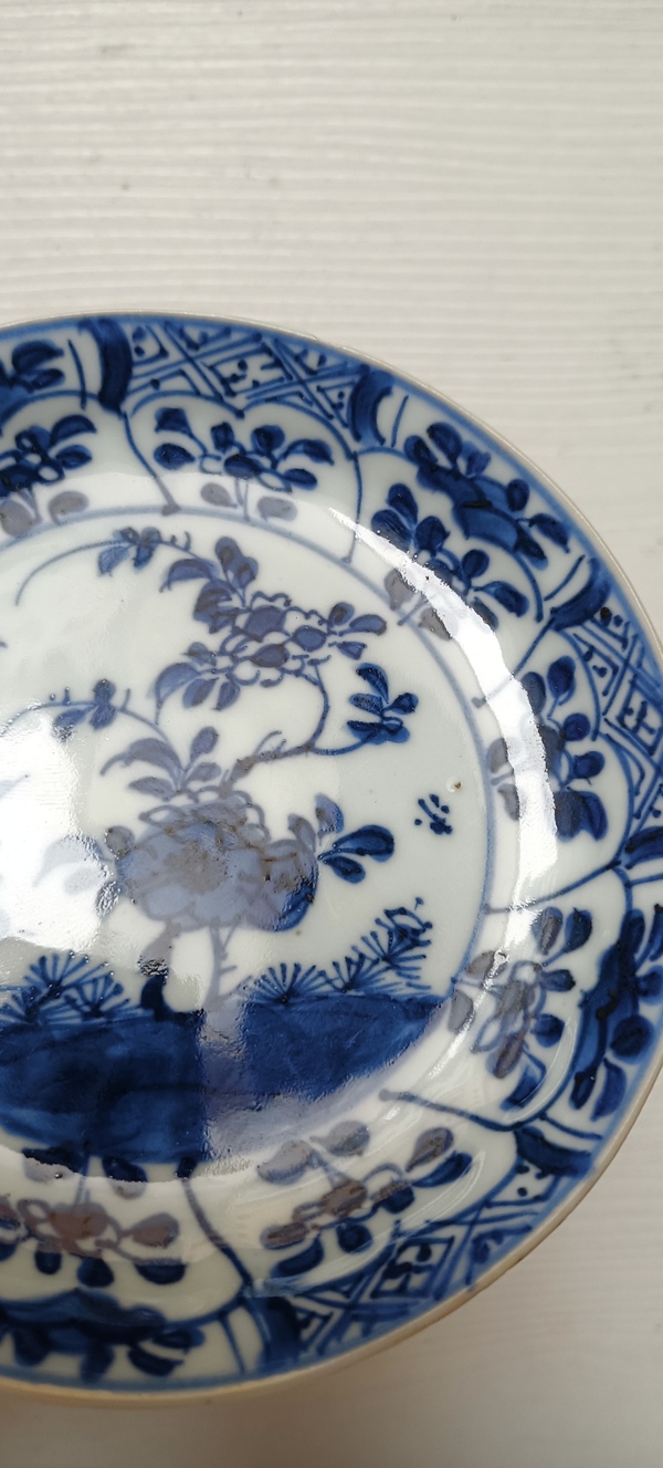 古玩陶瓷康熙.景德鎮花卉紋青花盤780拍賣,當前價格780元