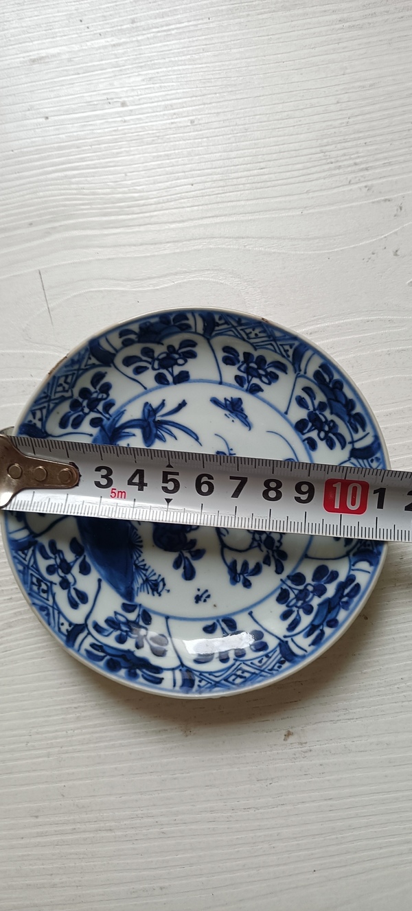 古玩陶瓷康熙.景德鎮花卉紋青花盤780拍賣,當前價格780元