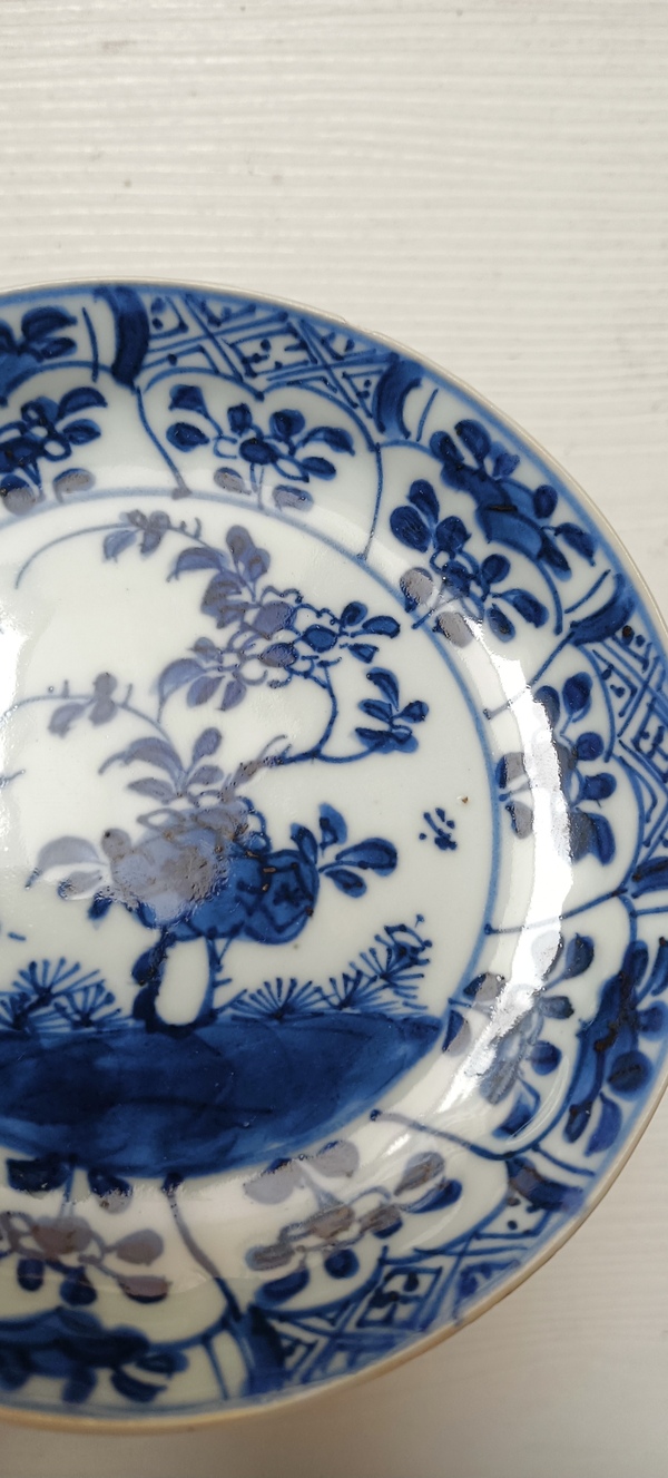 古玩陶瓷康熙.景德鎮花卉紋青花盤780拍賣,當前價格780元