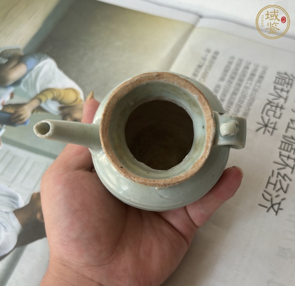 古玩陶瓷青白釉雙系執(zhí)壺真品鑒賞圖