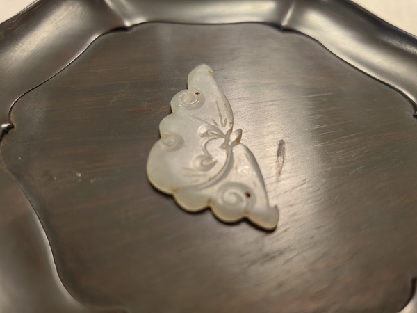 古玩玉器清中期玉蝠(福)佩拍賣,當(dāng)前價(jià)格500元