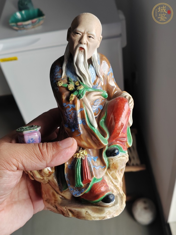 古玩陶瓷人物塑像真品鑒賞圖