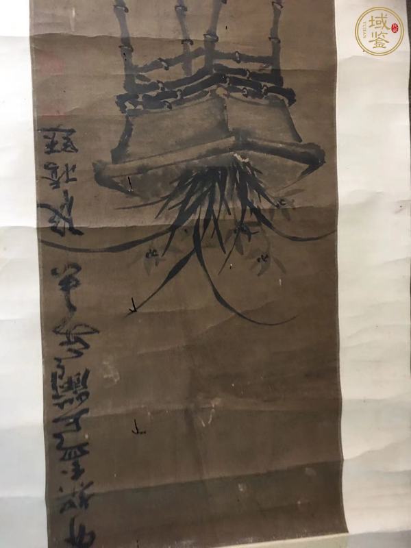 古玩字畫蘭草真品鑒賞圖