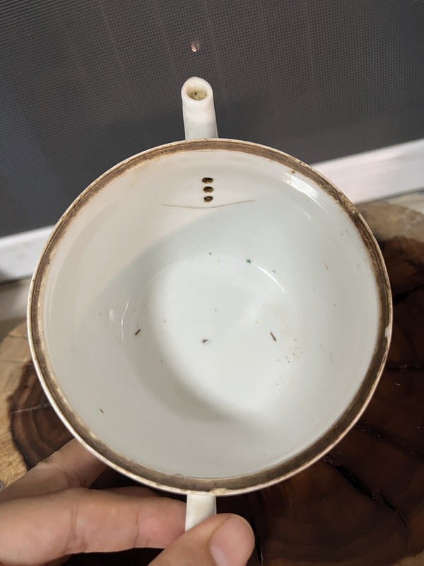 古玩陶瓷同治粉彩人物參湯壺拍賣,當前價格499元