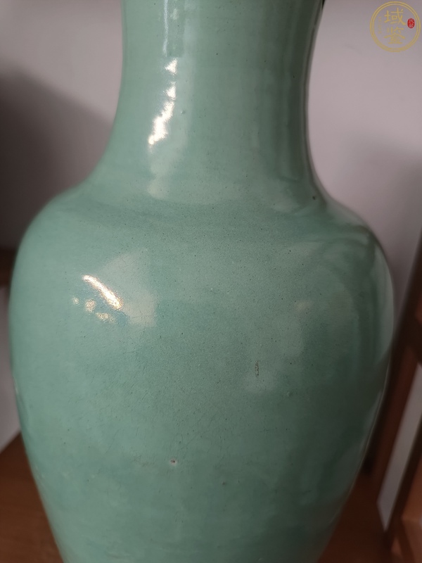 古玩陶瓷松石綠釉羅漢瓶拍賣,當前價格1900元