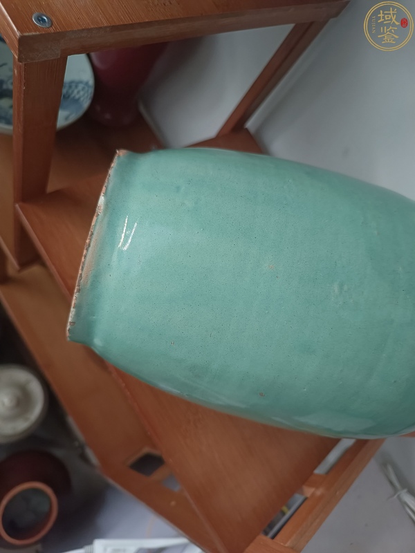 古玩陶瓷松石綠釉羅漢瓶拍賣,當前價格1900元