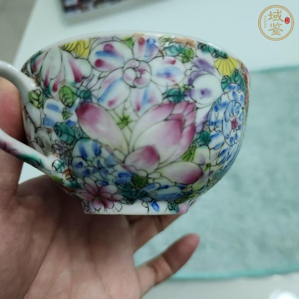 古玩陶瓷粉彩把杯真品鉴赏图